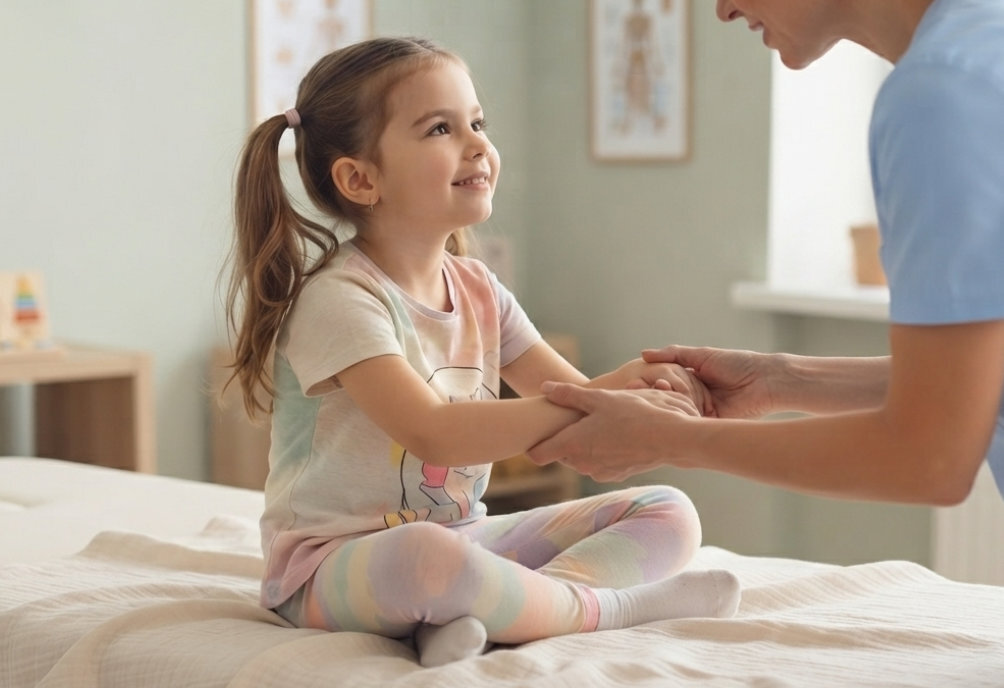 Valoración postural y motora en niña en etapa escolar.
